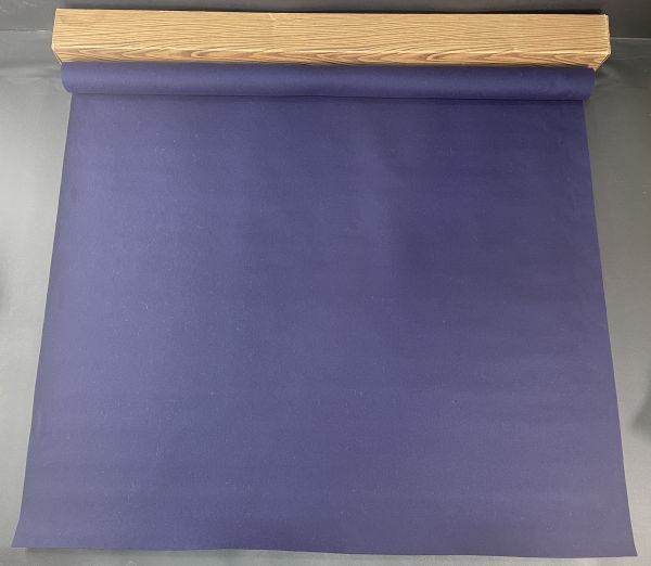 書道氈 紺 厚み1.2mm 145×88cm 書道具 茶道具 フェルト 習字 下敷 敷物 巻物タイプ 箱付 毛氈(11362)拍卖