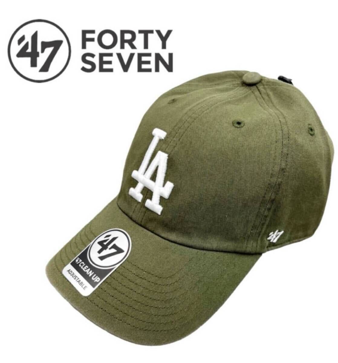 47 フォーティーセブン キャップ 帽子 RGW12GWS ドジャース サンダルウッド LA クリーンナップ 柔らか 47BRAND DODGERS CLEAN UP 新品拍卖