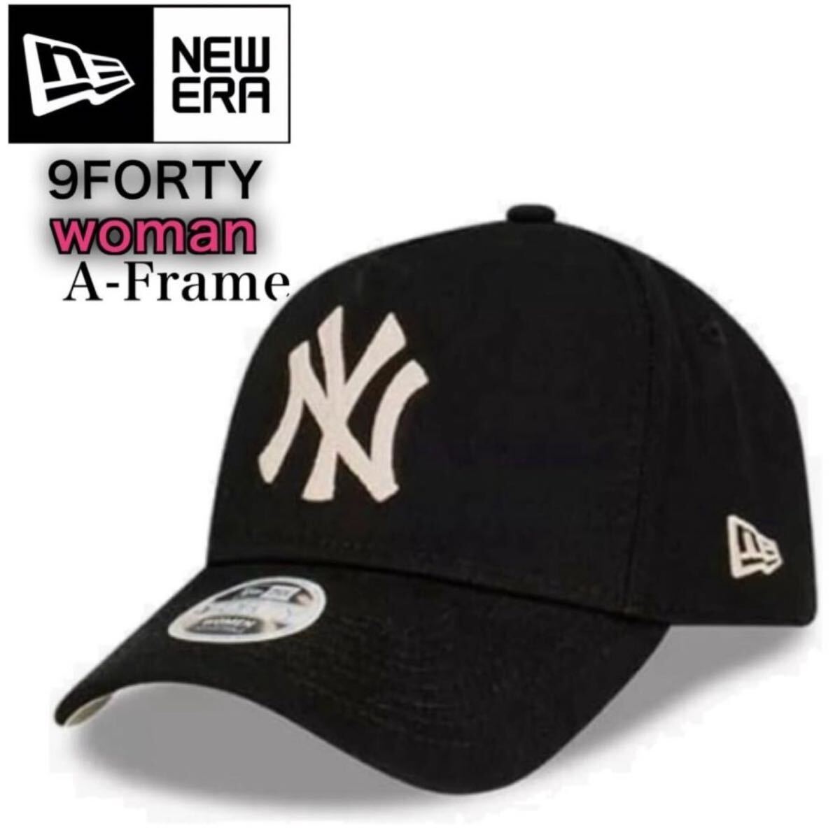 ニューエラ 帽子 キャップ ナインフォーティ ヤンキース レディース ステッチ加工 NEWERA 9FORTY WOMEN MLB CHAIN STITCH STRAPBACK 新品拍卖