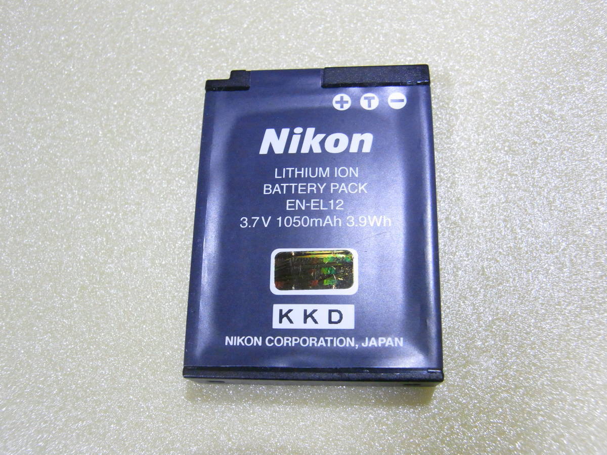 【美品】【即決】 ニコン NIKON 【純正品】 バッテリー EN-EL12 動作品 H.拍卖
