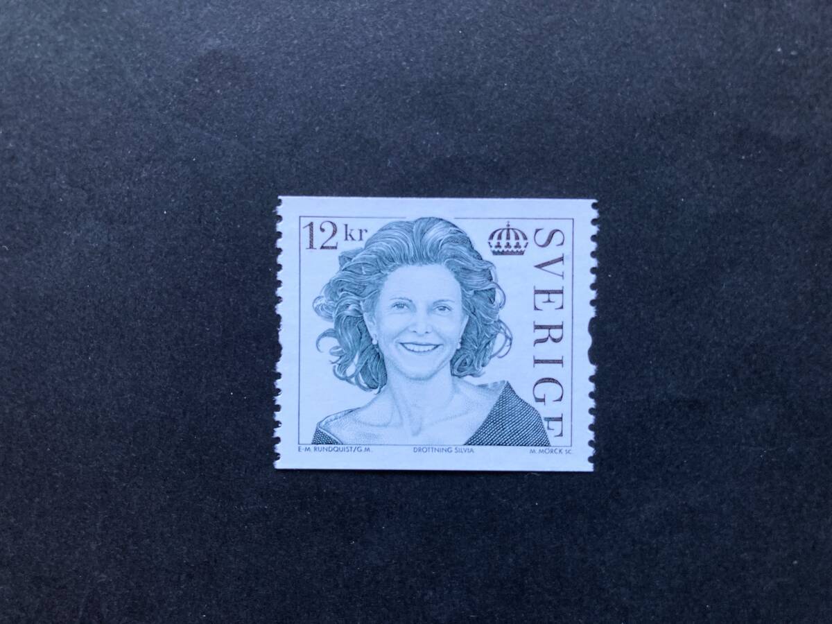 外国切手: スウェーデン切手 「シルヴィア王妃」1種完 未使用拍卖