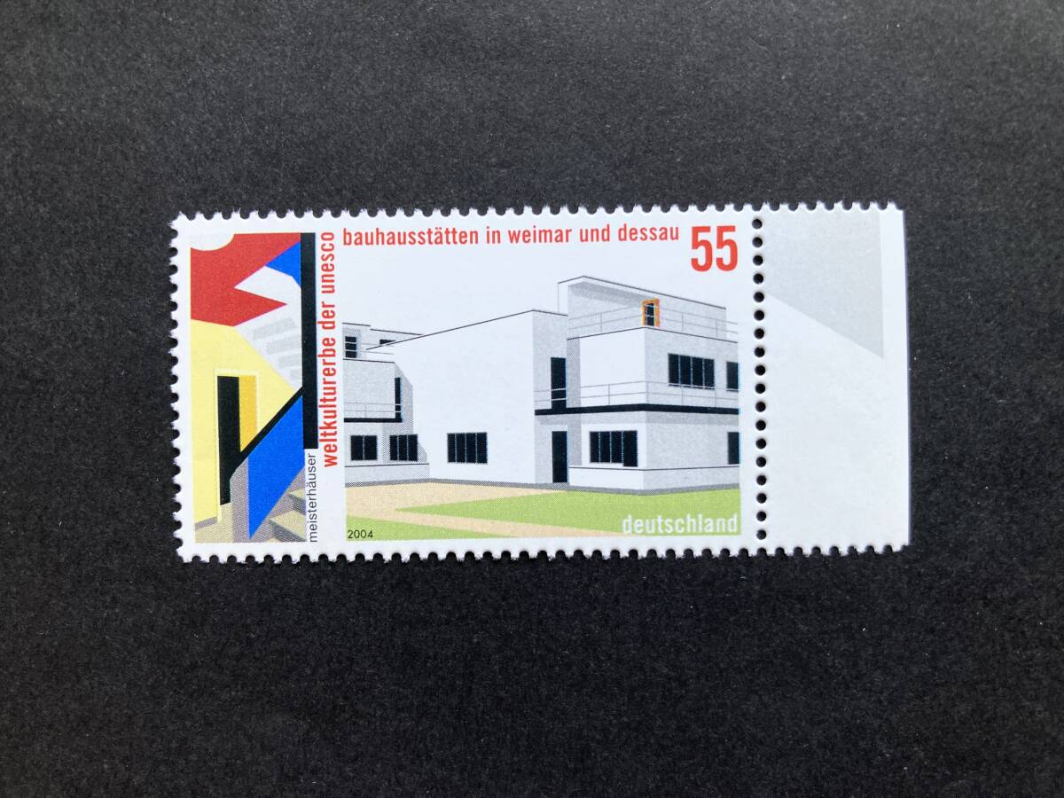 外国切手: ドイツ切手 「ヴァイマル、デッサウ及びベルナウのバウハウスとその関連遺産群(世界遺産)」 1種完 未使用拍卖