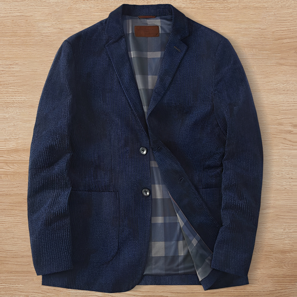 W0439-2XL紺色 精緻なカット!新品 メンズ コーデュロイ テーラードジャケット 柔らかい 防シワ 細身 春秋 ビジネス カジュアル ブレザー拍卖