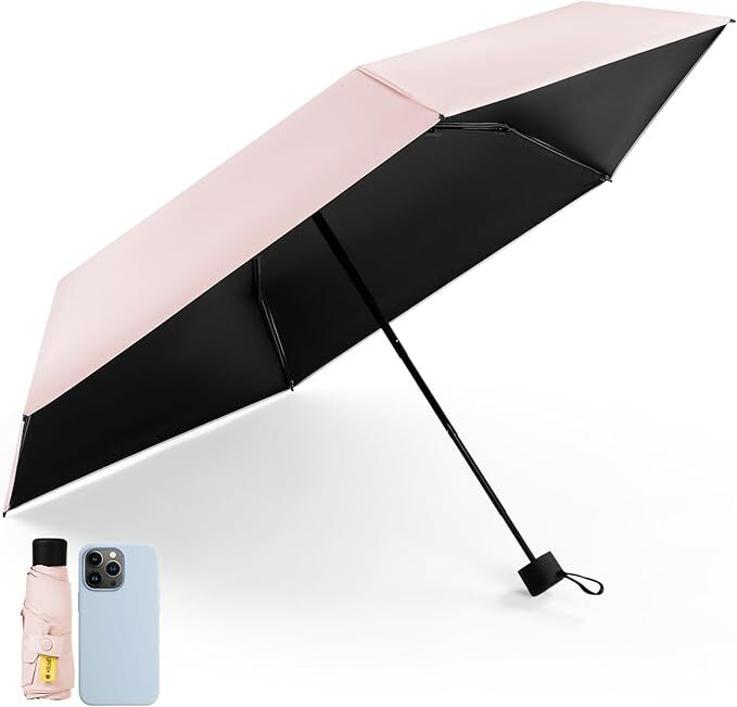 日傘 おりたたみ傘【超軽量 UVカット UPF50+ 100遮光 強化耐風骨】ポケット 折りたたみ傘 晴雨兼用 コンパクト 携帯便利 紫外線遮断 拍卖