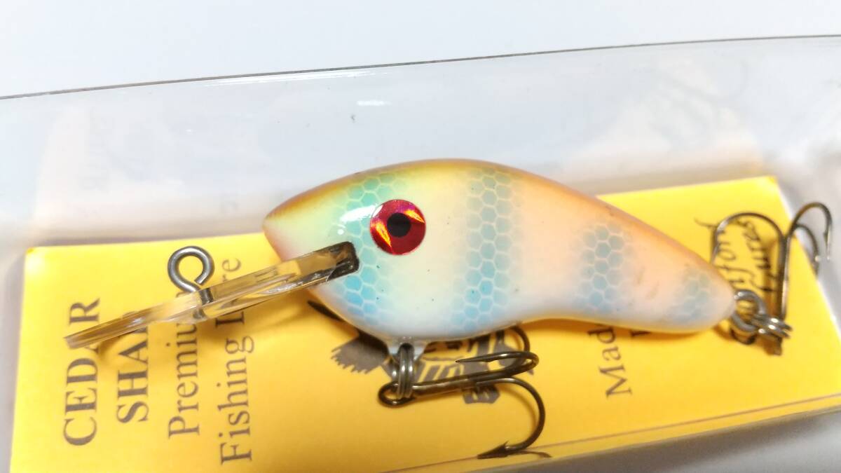 秘密のクランク シャローセダーシャッド #13 SHALLOW CEDAR SHAD WOOD stanford スタンフォード シダーウッド フラットサイド 未使用品拍卖