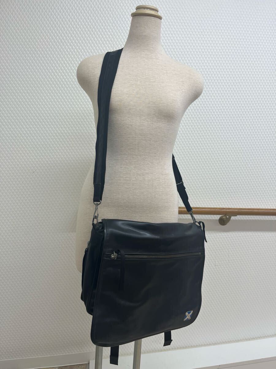 ラゲッジ レーベル ニューライナー ショルダーバッグ ブラック 斜め掛け用 中古品拍卖