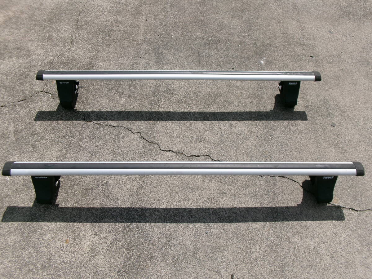 トヨタ ベルタ ヤリス yaris thule toyota 純正 オプション キャリア エアロバー クロスバー ルーフラック USDM ハワイ HDM 北米仕様 US 拍卖
