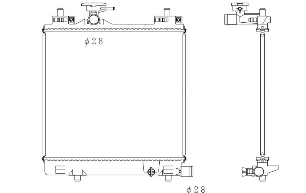 ●ワゴンR●スペーシア●MRワゴン●DAA-MK42S/MH44S DBA-MK32S/MH34S/MF33S/HA35S●CVT●ラジエーター●新品 即納●18ヶ月保証●拍卖