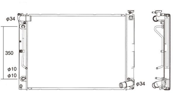 ●ハリアー●CBA-ACU30W CBA-ACU35W●A/T●ラジエーター●新品 即納●18ヶ月保証●拍卖