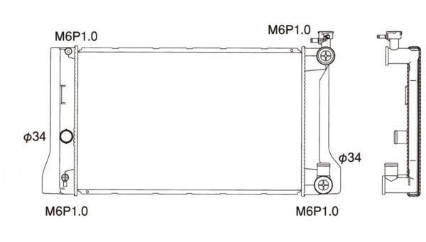 ●カローラフィルダー●カローラアクシオ●DBA-NZE141G/NZE144/NZE144G/ZRE141G/ZRE144●CVT●ラジエーター●新品 即納●18ヶ月保証●拍卖