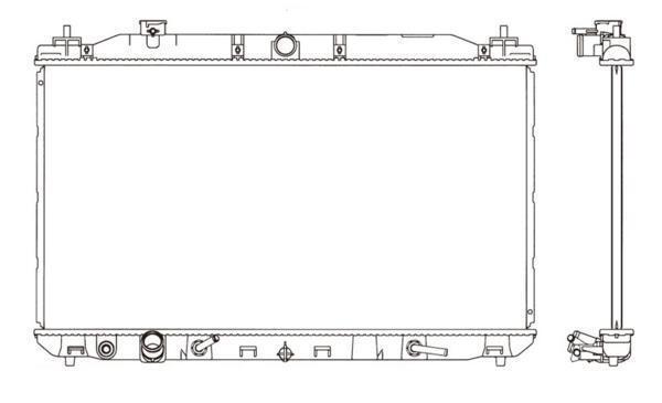 ●ストリーム●DBA-RN6 DBA-RN7 DBA-RN8 DBA-RN9●A/T●ラジエーター●新品 即納●18ヶ月保証●拍卖