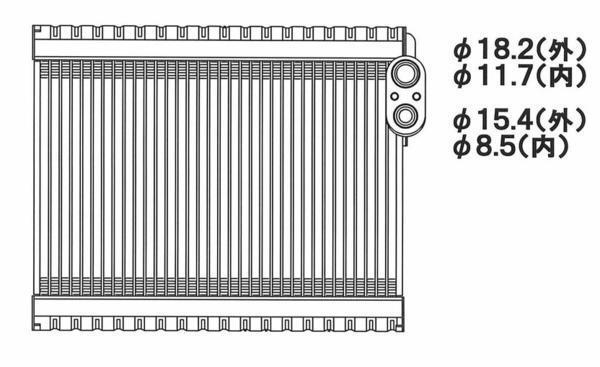 ★ミラ★ミラココア★エッセ★CBA-L275S/L285S DBA-L275S/L285S/L675S/L685S/L235S★ R134a★エバポレーター★新品 即納★12ヶ月保証★拍卖