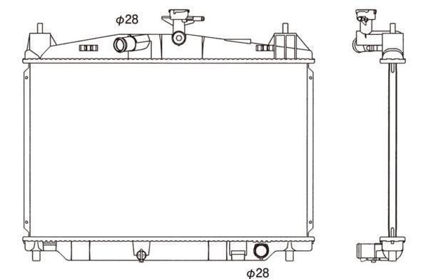 ●デミオ●DBA-DEJFS●CVT●ラジエーター●新品 即納●18ヶ月保証●拍卖