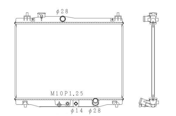 ●フィット●DBA-GK3 DBA-GK4 DBA-GK5●CVT●ラジエーター●新品 即納●18ヶ月保証●拍卖