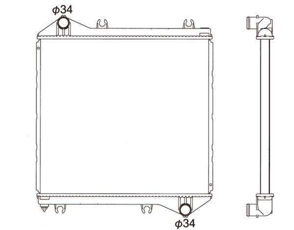 ●ハイエース●サブ用●KD-KZH100G/KZH106G/KZH106W/KZH110G/KZH120G●平成11年7月まで●ラジエーター●新品 新品●18ヶ月保証●拍卖