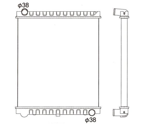 ●タイタン●KC-WGSAT/WGEAD/WGEAT KK-WGEAD/WGEAT/WGEAH●M/T●ラジエーター●新品 即納●18ヶ月保証●拍卖