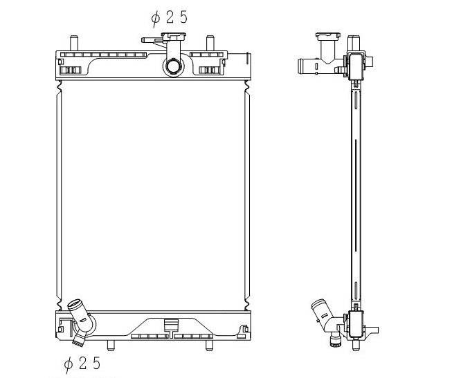 ●ムーブ●ムーブコンテ●ピクシススペース●DBA-L585S/L585A DBA-LA110S●CVT●ラジエーター●新品 即納●18ヶ月保証●拍卖