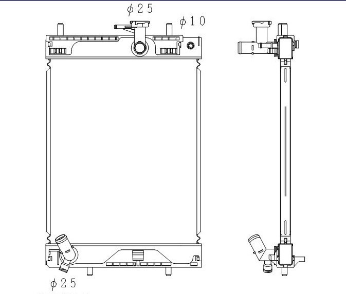 ●タント●ムーブ●ウェイク●DBA-LA600S/LA610S DBA-LA700S/LA710S DBA-LA160S●EFVET●CVT●ラジエーター●新品 即納●18ヶ月保証●拍卖