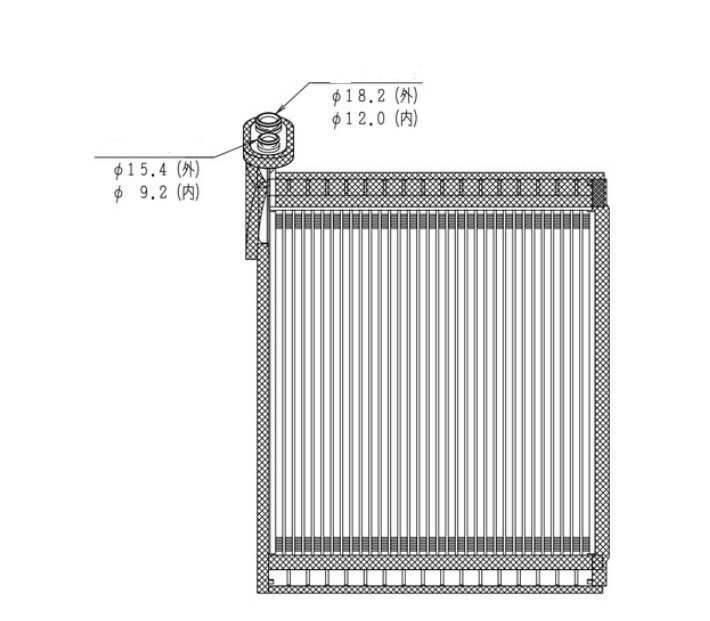 ☆ハイエース☆レジアスエース★3BF-TRH200K/200V/223B CBF/CBA-TRH200V/223B/228B★R134a★エバポレーター★新品 即納★12ヶ月保証★拍卖