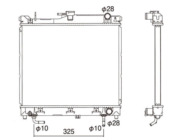 ●ジムニー●ワイド●シエラ●AZオフロード●GF-JB23W/JM23W/JB33W TA-JB23W/JB43W●A/T●ラジエーター●新品 即納●18ヶ月保証●拍卖