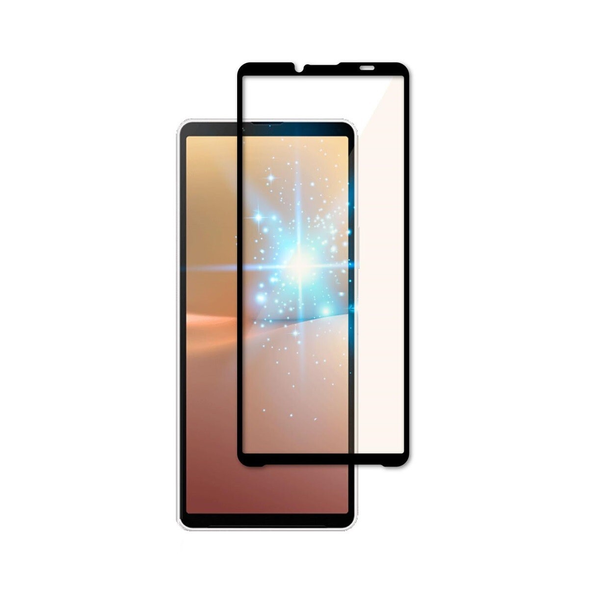 Xperia 10 VI SO-52E SOG14 2024年 9H 0.26mm 枠黒色 強化ガラス 液晶保護フィルム 2.5D L093拍卖