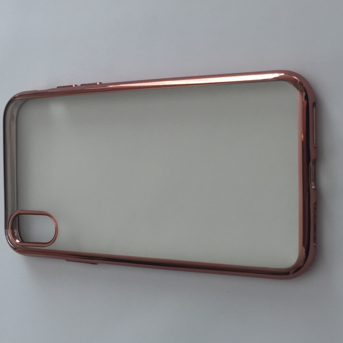 iPhone X iPhone XS 5.8インチ 高級TPU スマホケース ピンクゴールド A924拍卖