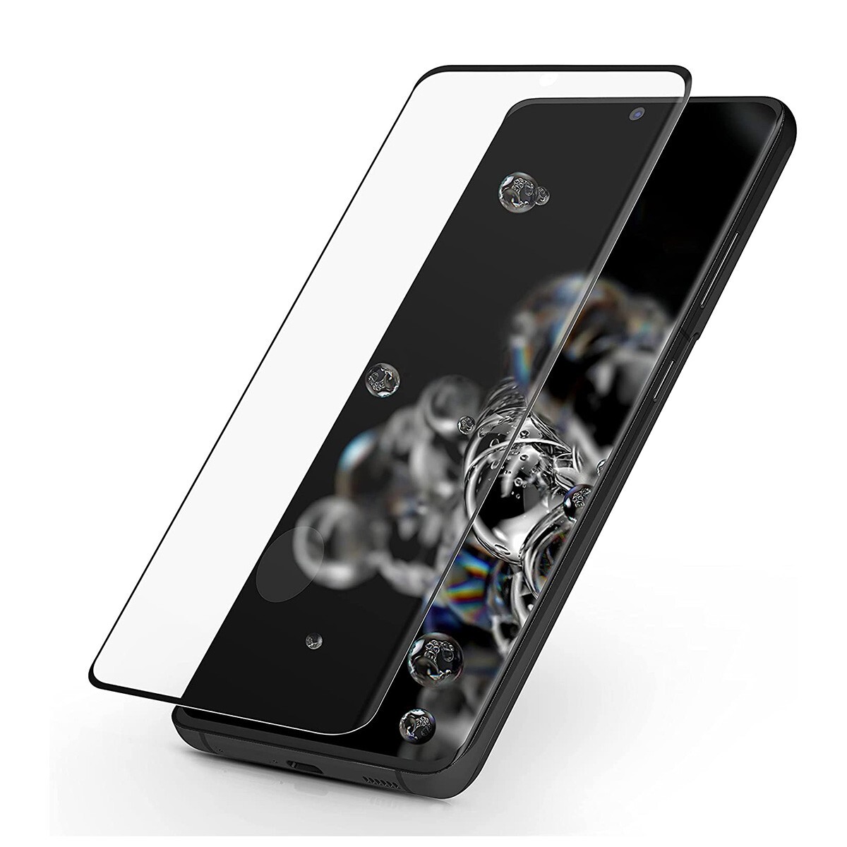 Galaxy S20 Fan Edition Galaxy S20 FE 6.5インチ 指紋認証対応 9H 0.26mm 枠黒色 強化ガラス 液晶保護フィルム 2.5D L061拍卖