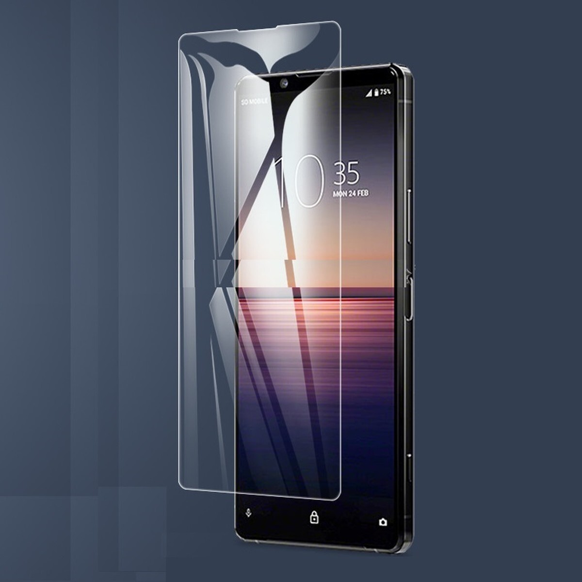 Xperia 1 II SO-51A SOG01 9H 0.26mm 強化ガラス 液晶保護フィルム 2.5D K631拍卖