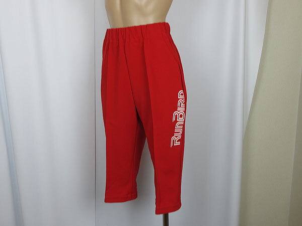 ハーフパンツ クウォーターパンツ★mizuno ミズノ ランバート★54PH-7162★レッド★Lサイズ(レディース)★ロゴひび割れ有り拍卖