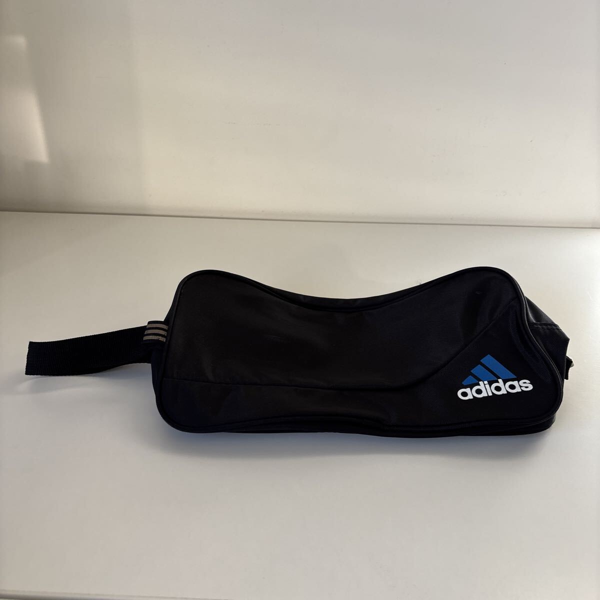 ◆USED◆子ども用 シューズケース 黒 アディダス adidas ブラック 上履き入れ拍卖