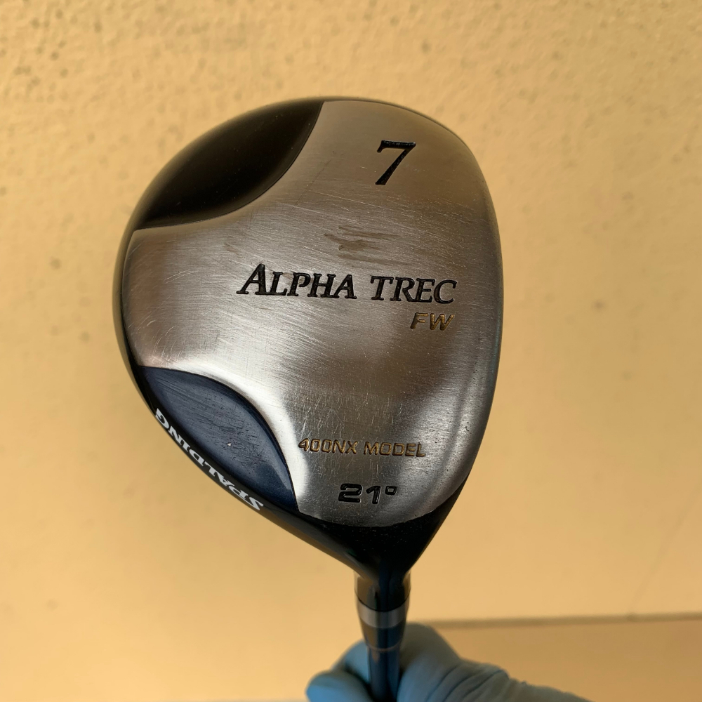 SPALDING ALPHA TREC 400NX FW 21°7番 フェアウェイウッド スポルディング カーボン FLEX S フレックス ゴルフ【140拍卖