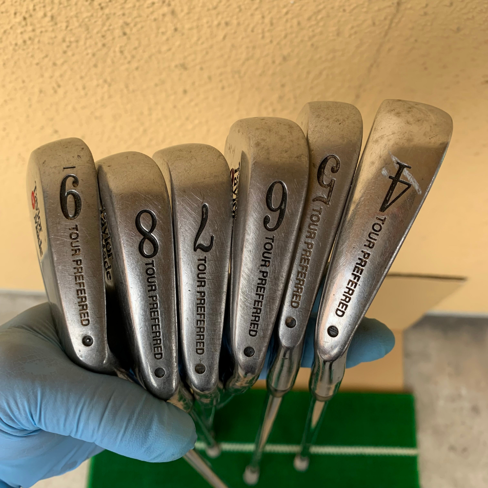 レア Taylor Made TOUR PREFERRED TD アイアン 6本 4,5,6,7,8,9 TP テーラーメイド ツアープリファード Golf iron【233拍卖
