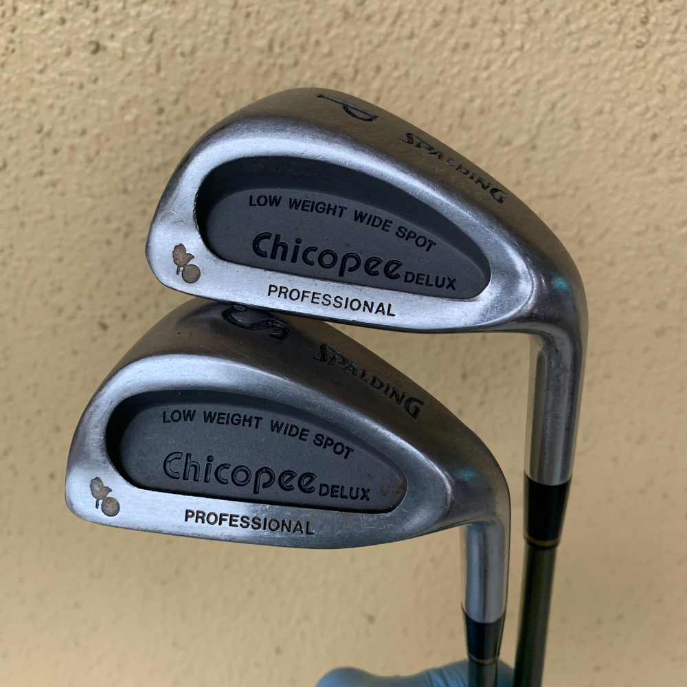 スポルディング Chicopee DELUX PW SW SPALDING ピッチング サンド ウェッジ オリジナル シャフト Golf Irons【450拍卖