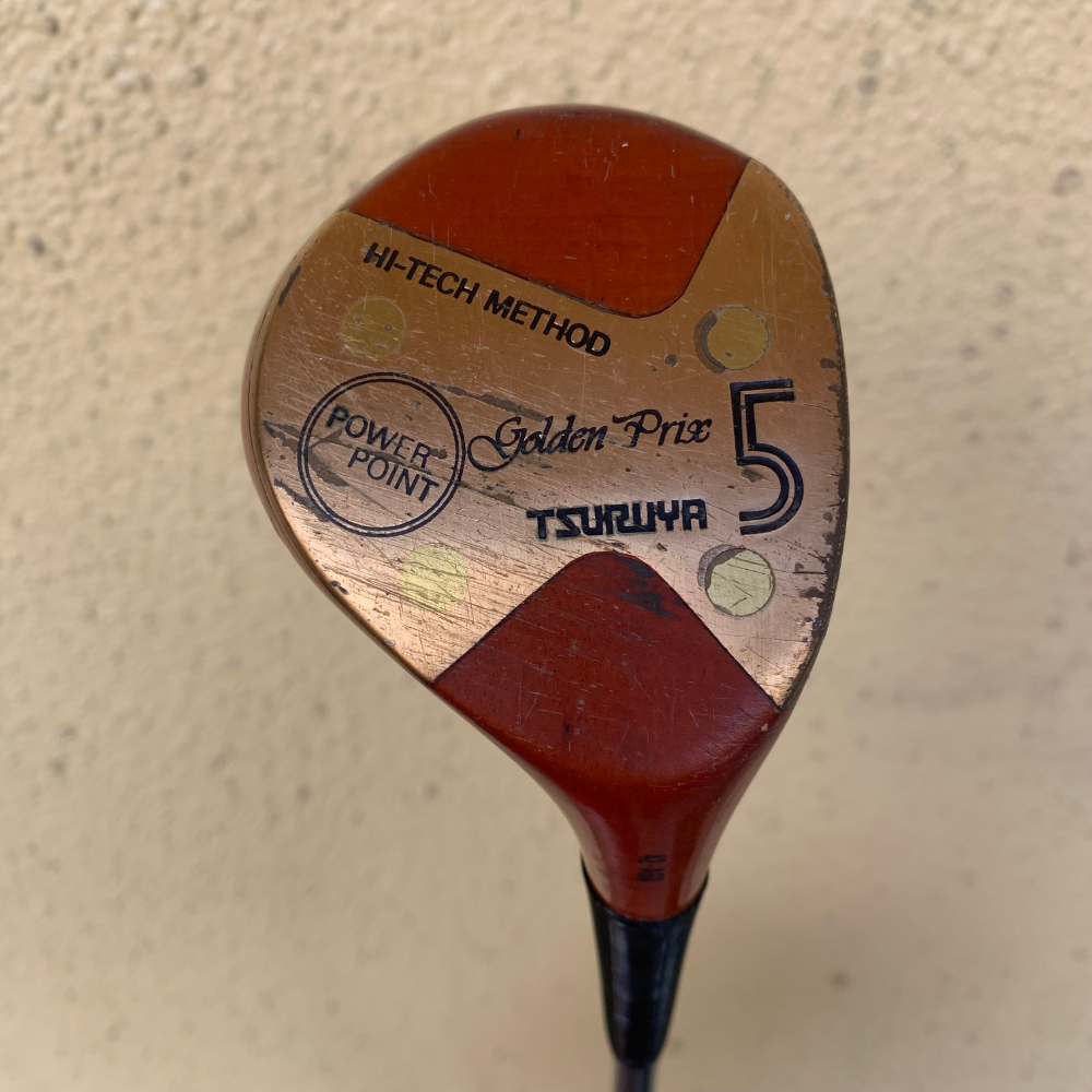 ツルヤ ゴルフ アクセル パーシモン 5w フェアウェイウッド ドライバー TSURUYA GOLF AXEL Golden Prix 純正シャフト【564拍卖