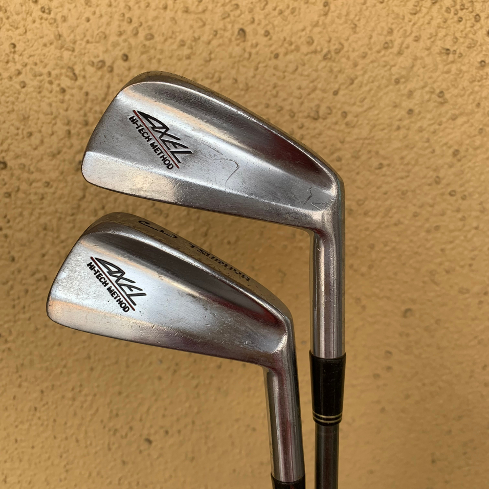 ツルヤ ゴルフ アクセル アイアン 2本セット 3番 4番 TSURUYA GOLF AXEL 純正カーボンシャフト【568拍卖