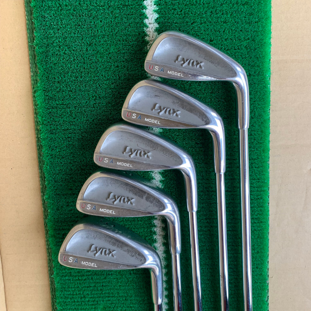 リンクス アメリカ モデル 5,6,7,8,9番アイアン Lynx USA MODEL オリジナルスチールシャフト Golf Club Iron【622拍卖