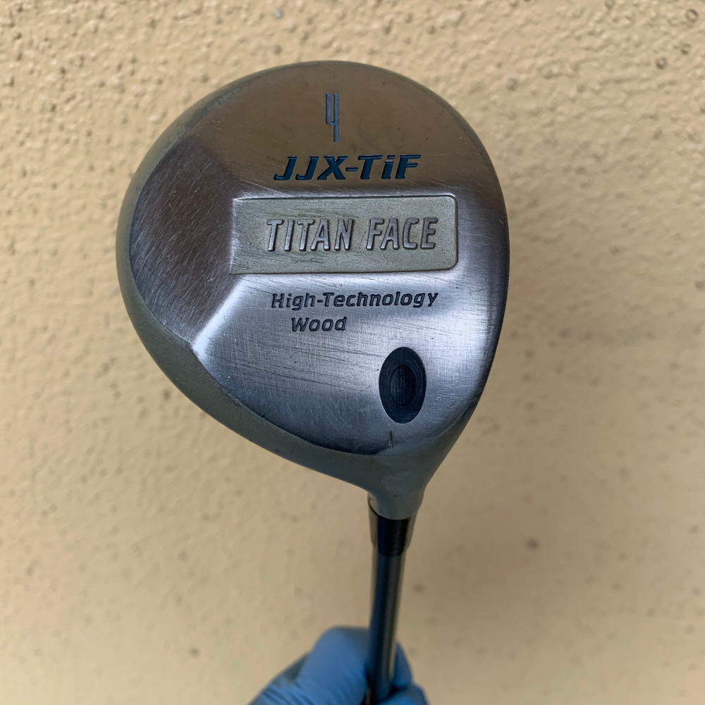 アサヒゴルフ 4W TITAN FACE 4番ウッド ドライバー ASAHI JJX-TIF 純正カーボンシャフト GolfClub Driver【646拍卖