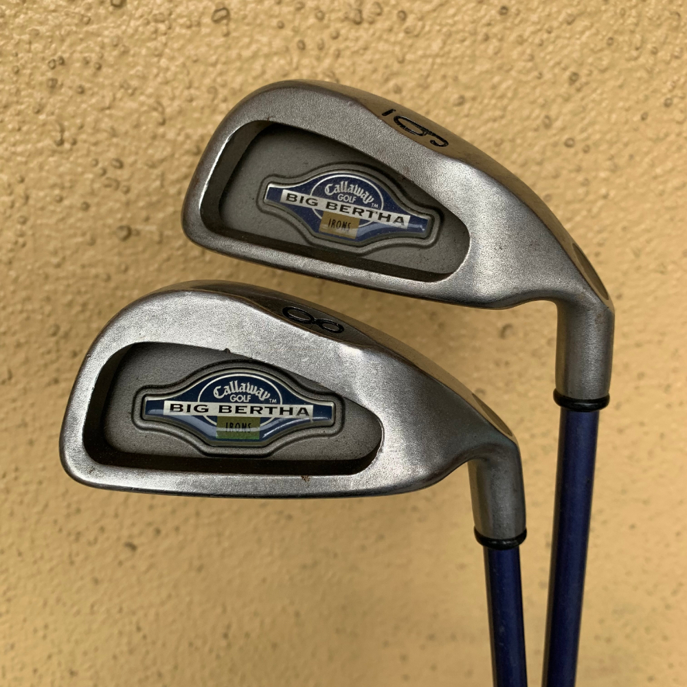 キャロウェイ ゴルフ ビッグバーサ 6番 8番 アイアン Callaway Golf Iron 初代モデル シャフト スーパーJV123 Frex-S【652拍卖