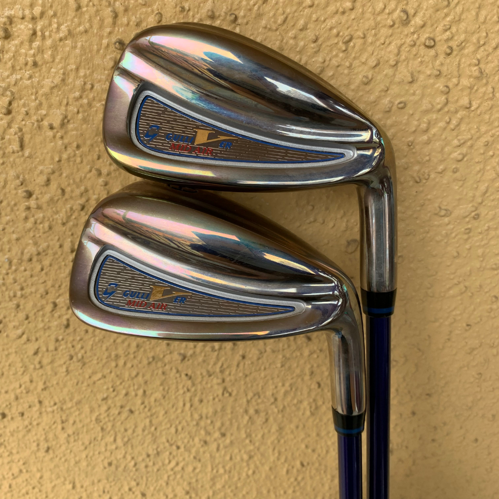 2本セット ガリバー ミッドエアー アイアン 5番 9番 GULLIVER 純正カーボンシャフト FLEX-L ゴルフクラブ【677拍卖