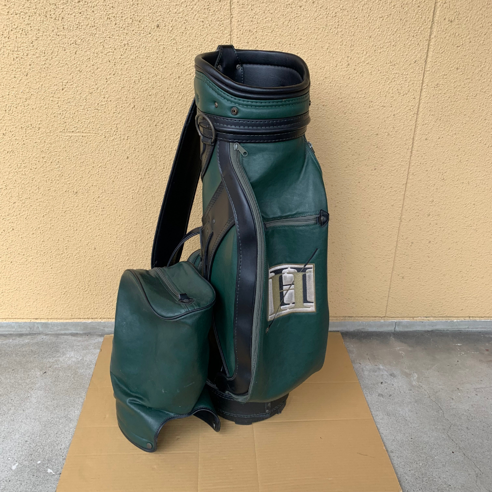 レア フードカバー付 ホンマ グリーン ゴルフ キャディーバック HONMA Green Caddie Caddy Bag 本間 ゴルフバッグ【694拍卖
