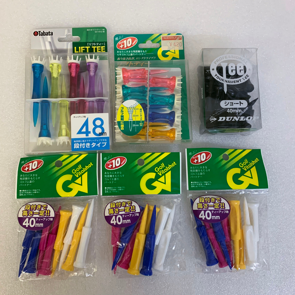 ダンロップ タバタ ゴルフ ドライバー ショット ティ DUNLOP Tabata Tee トーナメント リフト ショート 40mm 48mm【733拍卖