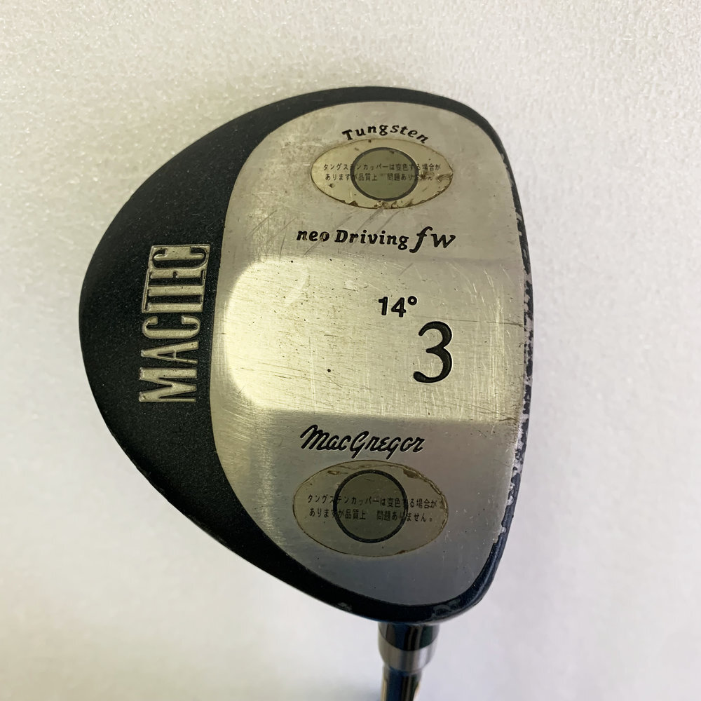 Macgregor 3w フェアウェイウッド MACTEC neo Driving fw マグレガー 3番 ロフト14度 43.5インチ オリジナル カーボン シャフト 【782拍卖