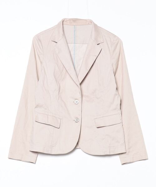 「HANAE MORI」 テーラードジャケット 40 ベージュ レディース拍卖