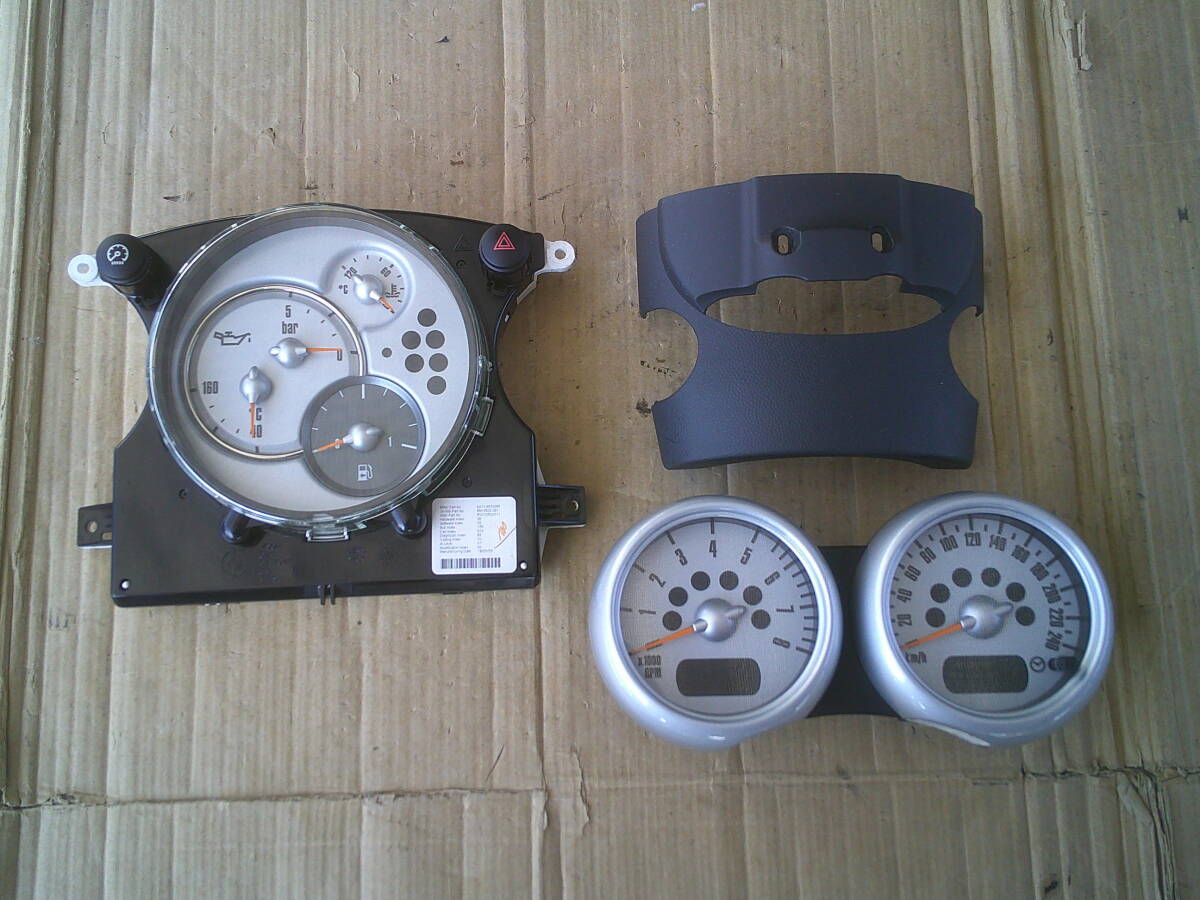★ RA16 ミニ R50 クロノパッケージ スピードメーター タコメーター 油温 油圧 水温★ BMWミニ MINI RE16 R53 RH16 R52 クーパー クーパーS拍卖