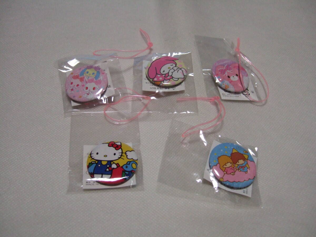 サンリオ PRM プレミアム おまけ 非売品 マスコット 缶バッジ ぼんぼんりぼん ハローキティ ジュエルペット キキララ マイメロ拍卖