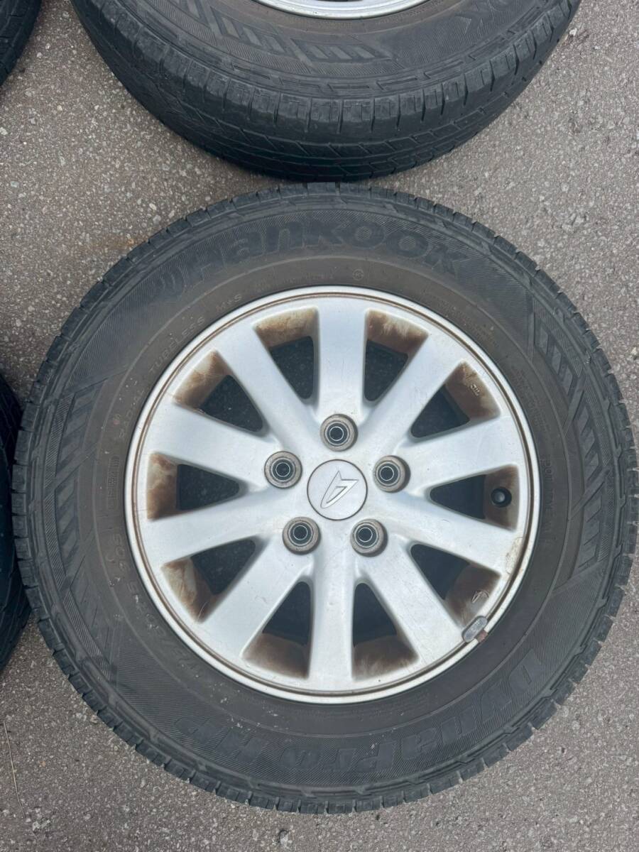 Y1306 175/80R15 90S ハンコック HANKOOK 2011年 PCD114.3 5H 5J +50 4本セット 拍卖