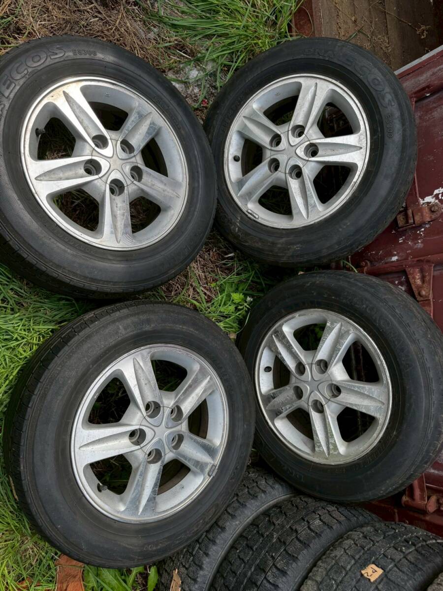 Y1310 205/65R15 94S ヨコハマ YOKOHAMA 2012年 PCD114.3 5H 6.5J +50 4本セット 拍卖