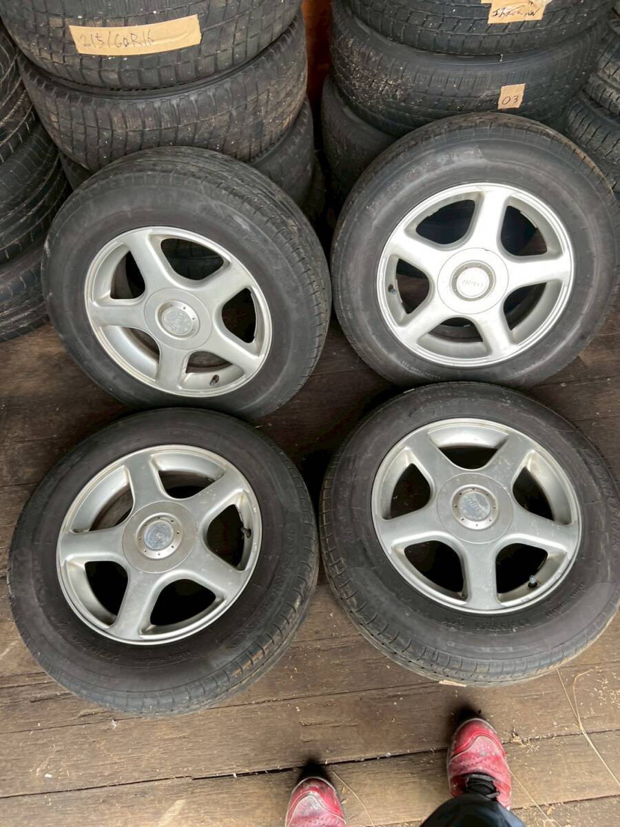 Y1315 205/65R15 94V デリューバ DERUIBO 2016年 PCD114.3 5H 6.5J +45 4本セット 拍卖