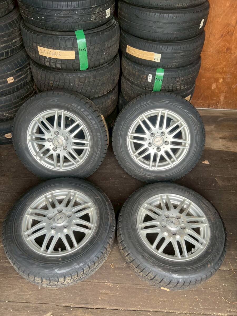 Y1331 195/65R15 91Q ブリジストン BRIDGESTONE 2018年 PCD114.3 5H 6J +45 4本セット 拍卖