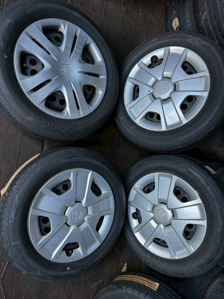 Y1343 175/65R15 84S ブリジストン BRIDGESTONE 2016年 PCD100 4H 5.5J 4本セット 拍卖